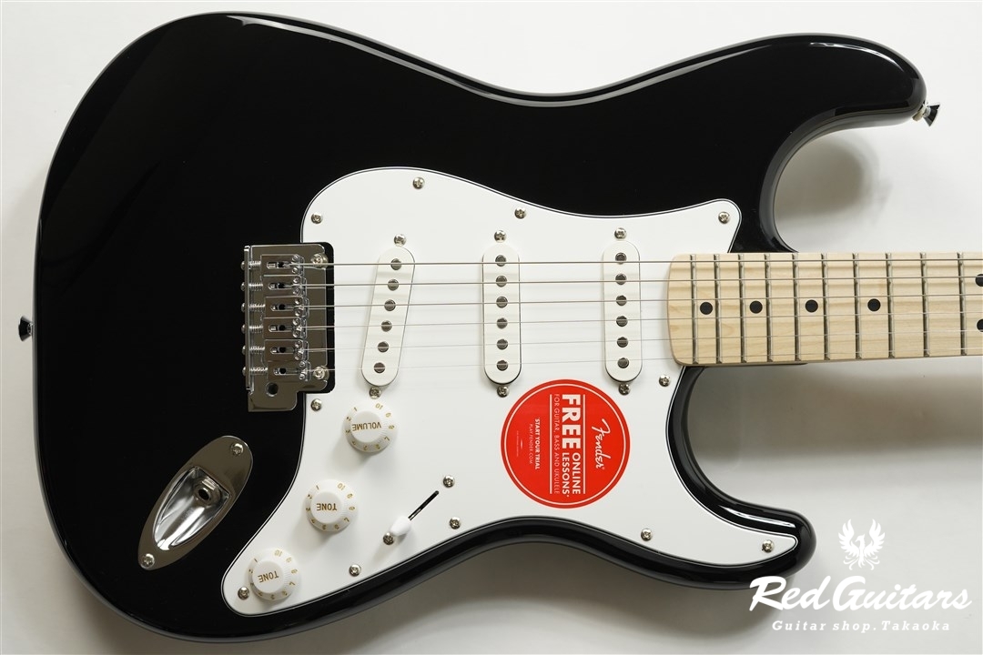 Squier by Fender AFFINITY SERIES STRATOCASTER - Black | Red Guitars Online  Store